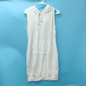 Sleeveless White Midi Dress